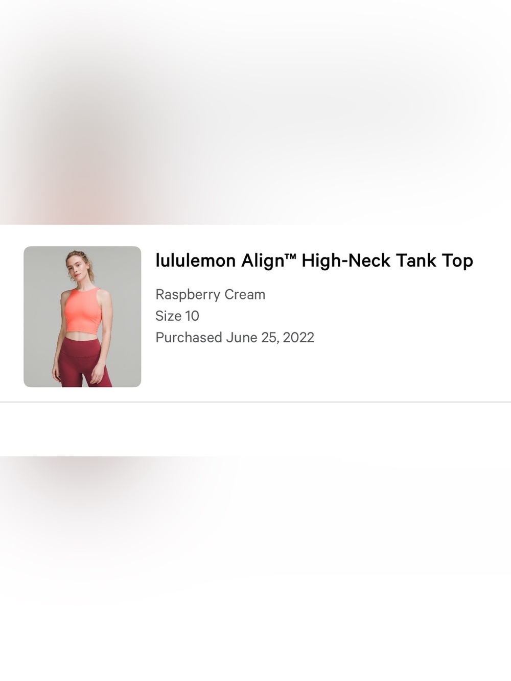 Lululemon Raspberry Cream Set Size 10 - Picture 8 of 8